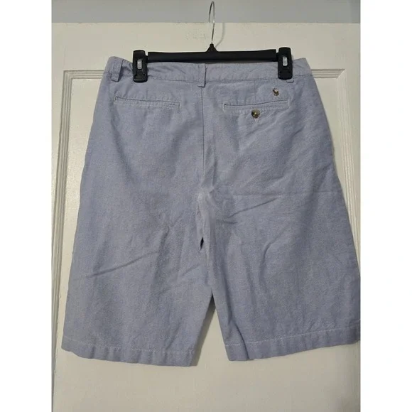 Polo Ralph Lauren Boys Blue Shorts Size 20 Chambray 11" Inseam - Picture 2 of 7